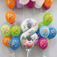 Композиция из шаров "Оркестр цветов"