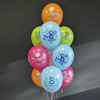 Фонтан из шаров "В ритме весны"