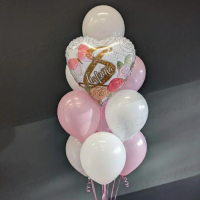 Фонтан из шаров "Мартовские грёзы"