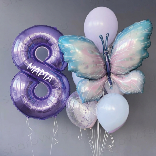 Сет из шаров "Весенний вернисаж"