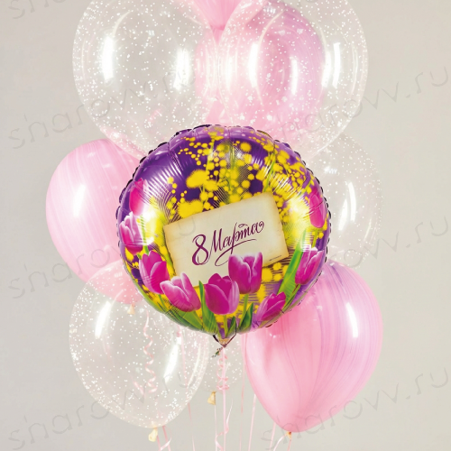 Фонтан из шаров "Таинственное очарование"