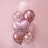 Фонтан из шаров "Весеннее мерцание"