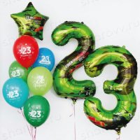 Сет из шаров "Нашим мужчинам"