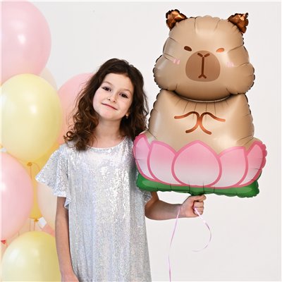 Шар фигура "Капибара в лотосе"