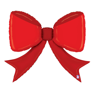 Шар фигура "Бант красный"