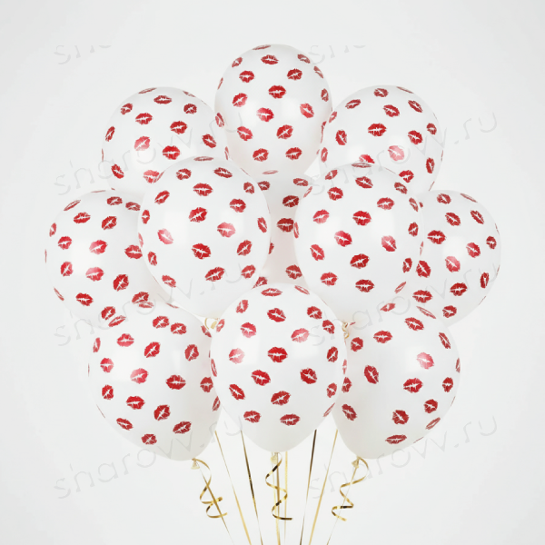 Облако из шаров "Тысяча поцелуев"