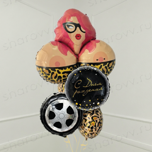 Фонтан из шаров "Мадам Сиси"