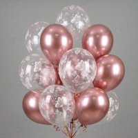 Облако из шаров "Хрустальные бабочки"