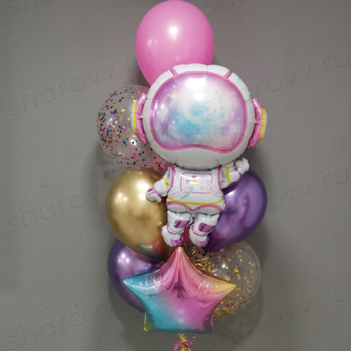 Фонтан из шаров "Космическое приключение"