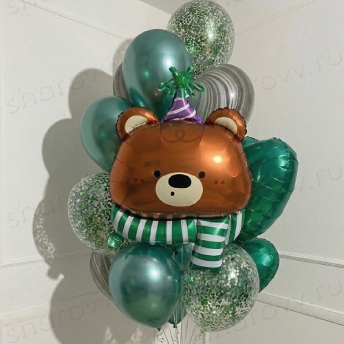 Фонтан из шаров "Смарагдик"