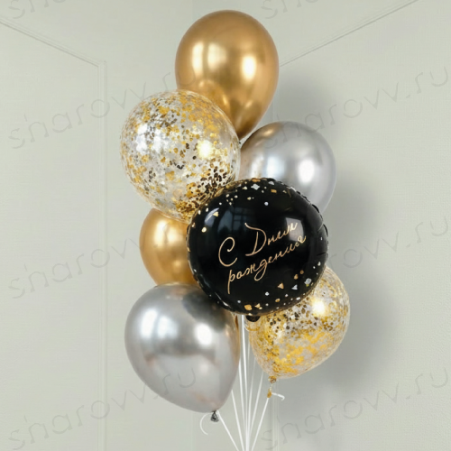 Фонтан из шаров "Конфетти-каскад"