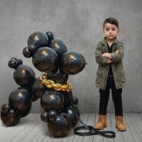 Фигура из шаров "Собака Оникс"