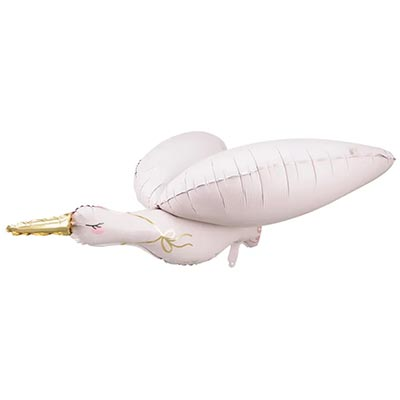 Шар фигура "Аист Light Pink"