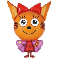 Шар фигура "Три Кота Карамелька Фея"