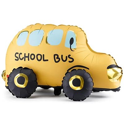 Шар фигура "Школьный автобус"