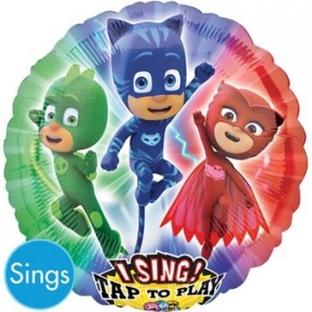 Шар музыкальный Герои в масках