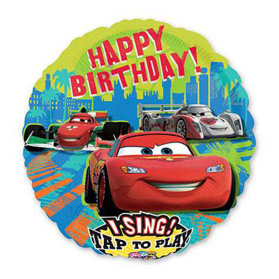 Шар музыкальный Тачки