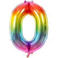 Цифра 0 Радуга