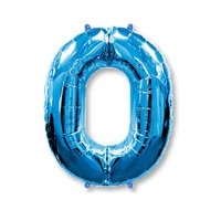 Цифра 0 Синий
