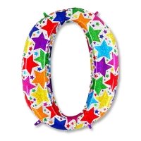 Цифра 0 Звезды голография