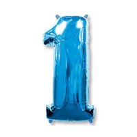 Цифра 1 Синий