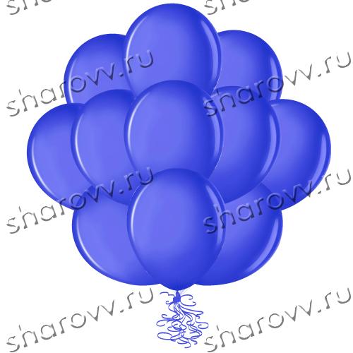 Шары под потолок 35см. Синий