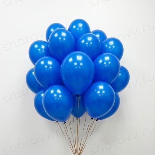 Шары под потолок 35см. "Синий"
