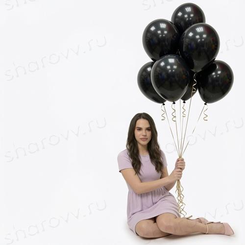 Шары под потолок 35см. "Черный"