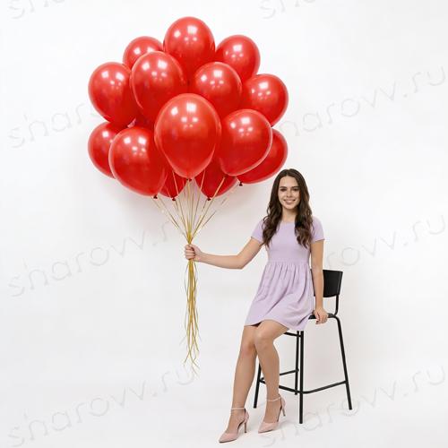 Шары под потолок 35см. "Красный"