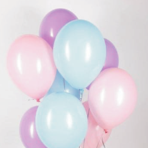 Шары латекс 35см. "Голубой, розовый, сиреневый" Шары латекс 35см. "Голубой, розовый, сиреневый"