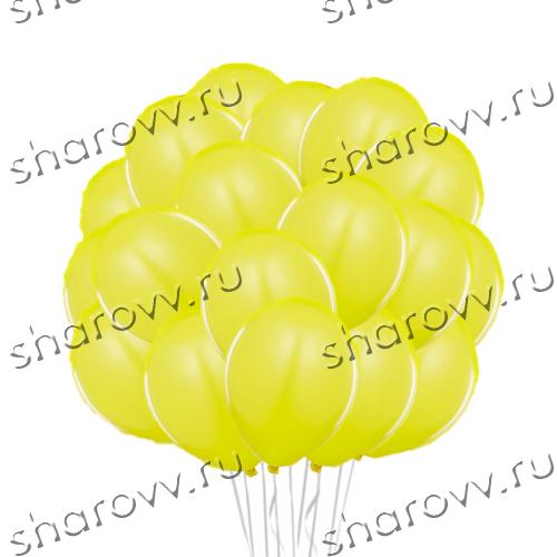 Шары латекс 35см. Желтый