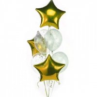 Фонтан Звезды, конфети