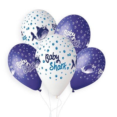 Шарики латекс Малыш Акула