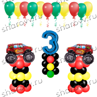 Пакет воздушных шаров Джипы
