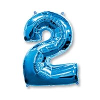 Цифра 2 Синий