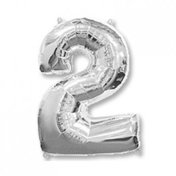 Цифра 2 Серебро