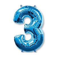 Цифра 3 Синий
