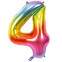 Цифра 4  Радуга