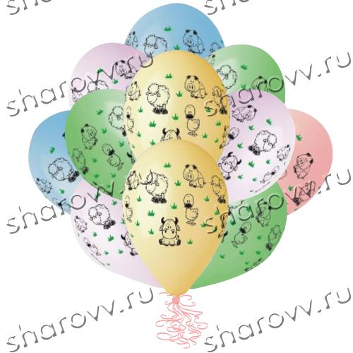 Шарики латекс Забавная ферма
