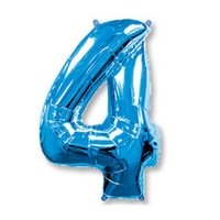 Цифра 4 Синий