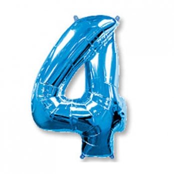 Цифра 4 Синий