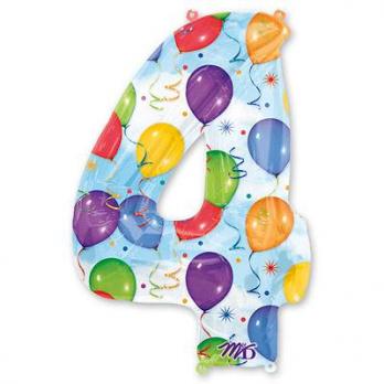 Цифра 4  Шары