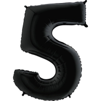 Цифра 5 Черный