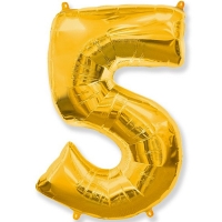 Цифра 5 Золото