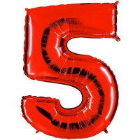 Цифра 5 Красный