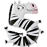 Цифра 5 Зебра