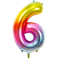 Цифра 6  Радуга
