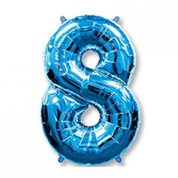 Цифра 8 Синий