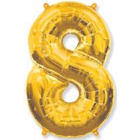 Цифра 8 Золото
