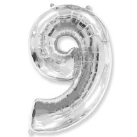 Цифра 9 Серебро